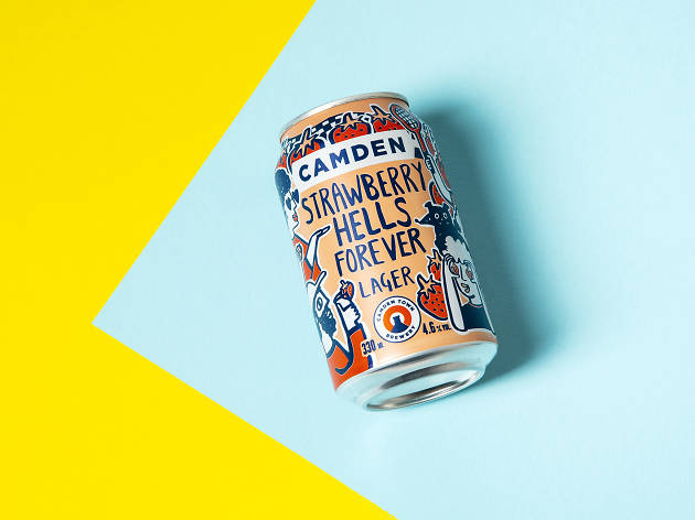 Camden Town Brewery, strawberry hells forever Camden Town Brewery, strawberry hells forever