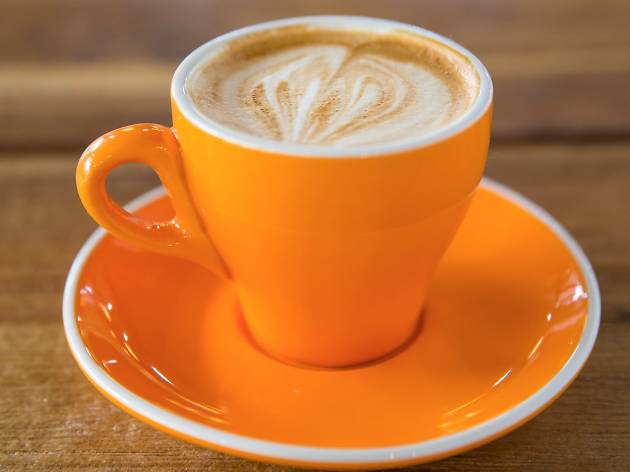 Generic flat white coffee Generic flat white coffee