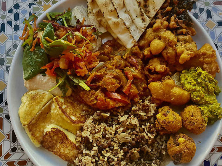 Middle of the East Plate at Alisha’s Café Collective, $18