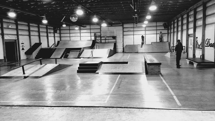 People doing tricks at Skatepark