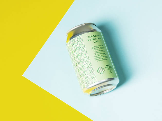 brick brewery, gooseberry and elderflower sour, london's best tinnies brick brewery, gooseberry and elderflower sour, london's best tinnies