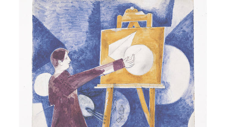 Marc Chagall, Self-Portrait with Easel, 1919