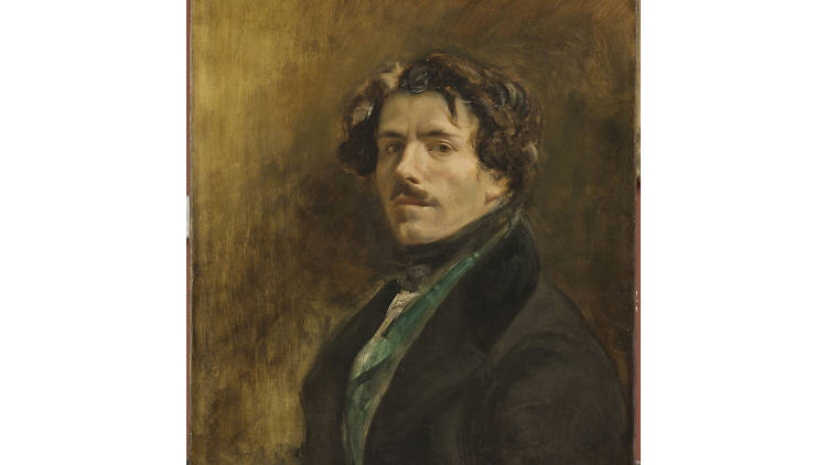 Eugène Delacroix, Self-Portrait with Green Vest, ca. 1837