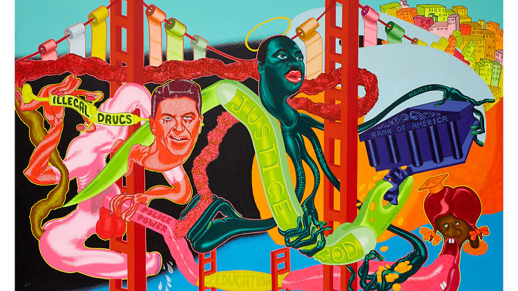 Peter Saul, Government of California, 1969