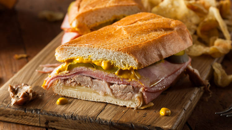 Mixed Cuban sandwich at El Siboney