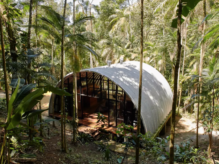 A designer house in Paraty Atlantic Forest