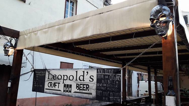 Leopold's Delicatessen bar