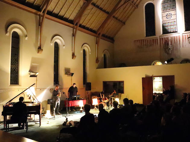 Johnston Street Jazz Inside the Annandale Creative Arts Centre on a jazz night