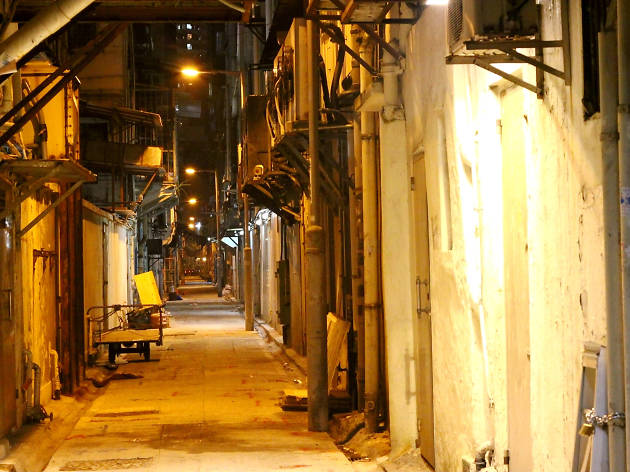 alley at night alley at night