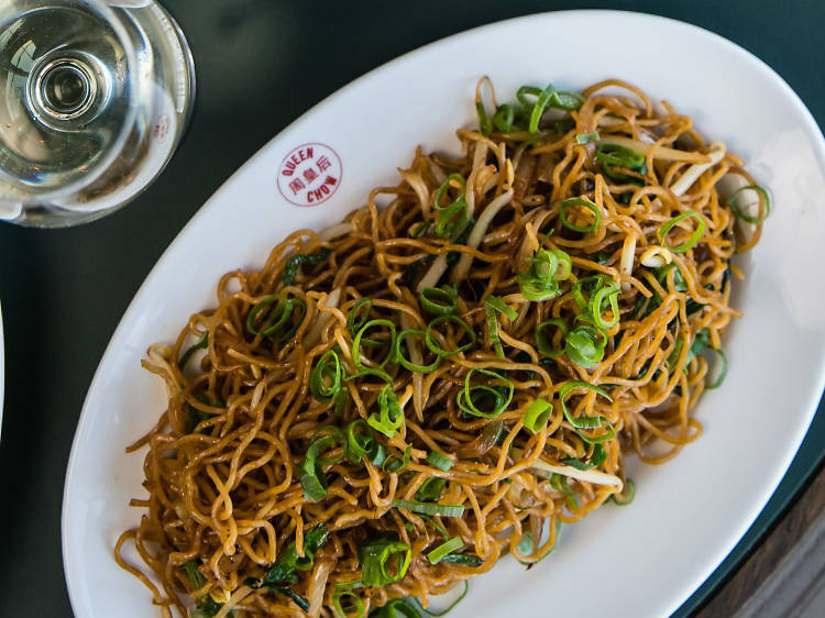 Stir-fried egg noodles at Queen Chow Manly, $14