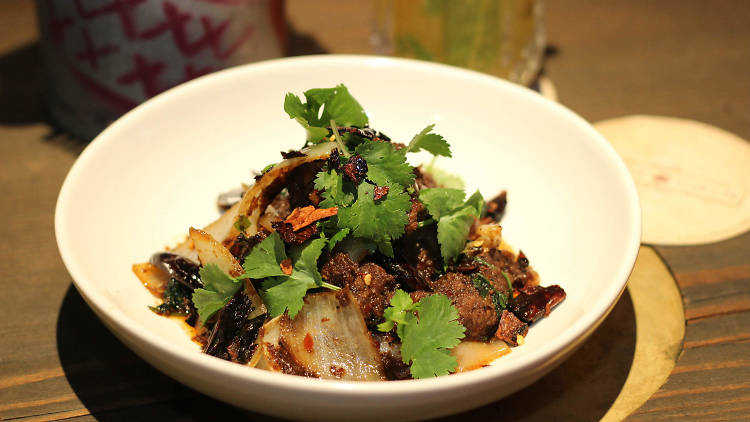 Stir-fry beef with cumin at Long Chim