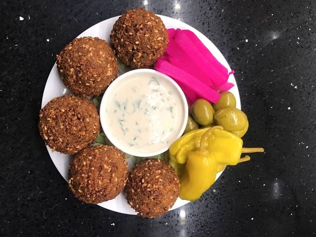 Falafel plate at Abdul’s Falafel plate at Abdul’s