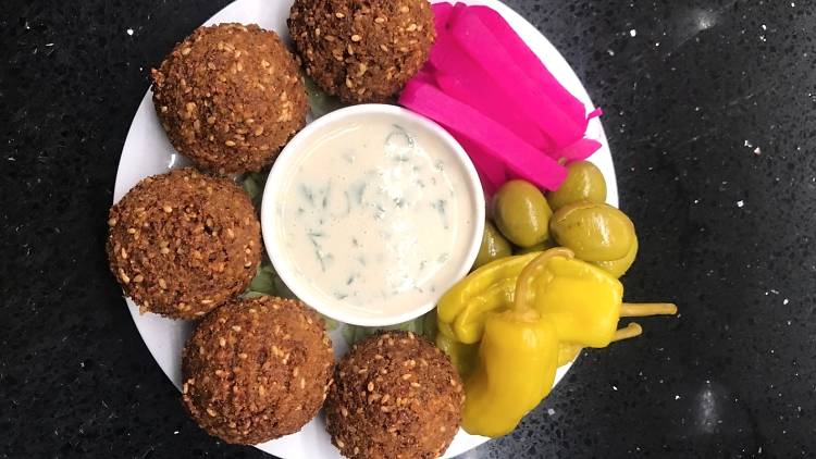 Falafel plate at Abdul’s