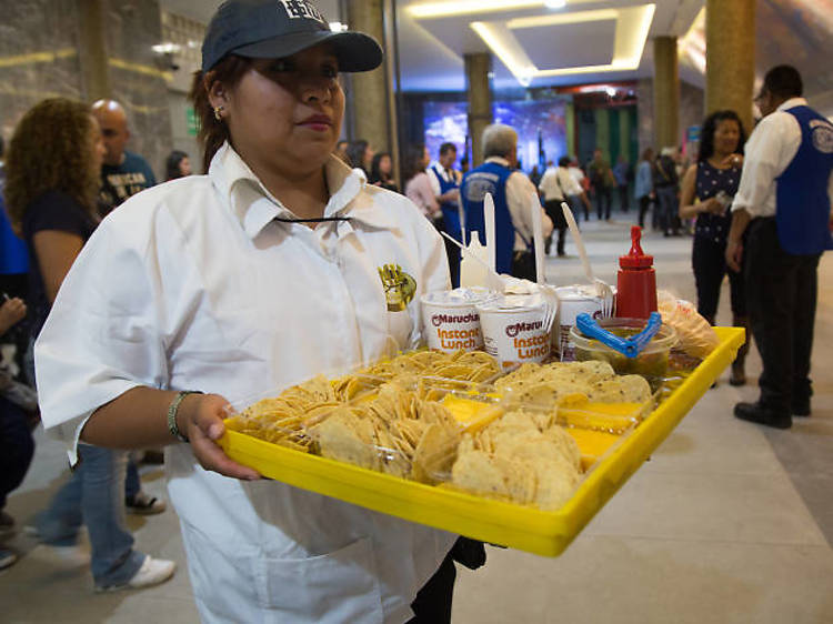 Sopas, nachos y tortas