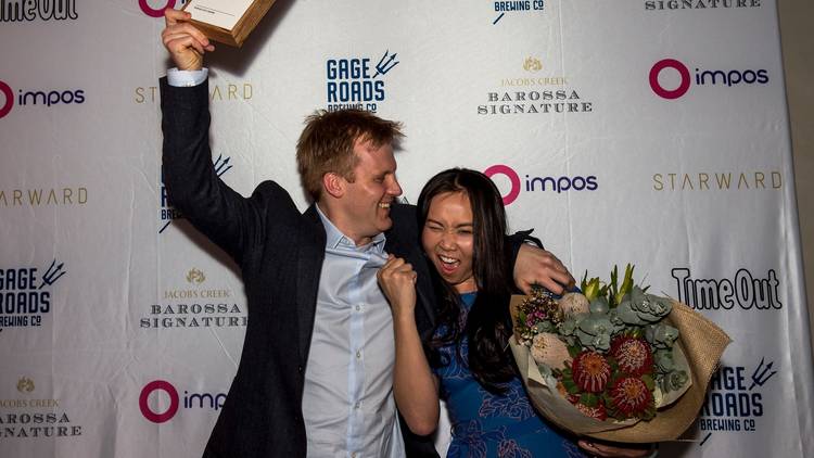 People having a good time at the Time Out Food Awards 2018