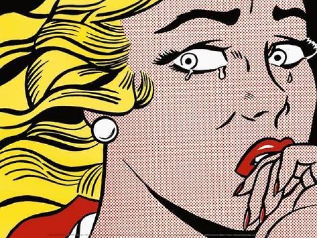 Roy Lichtenstein - Crying girl Roy Lichtenstein - Crying girl