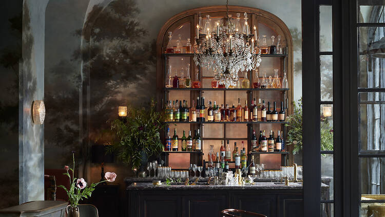 The bar at Le Coucou