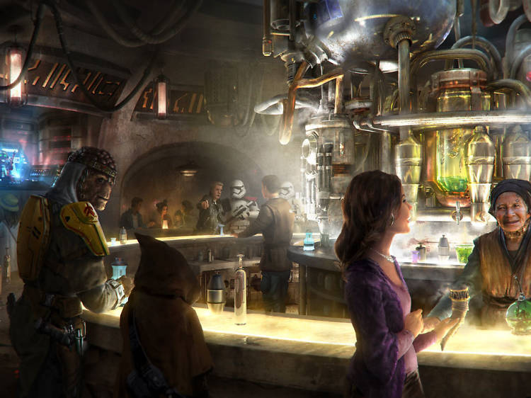 There’s going to be a boozy bar called Oga’s Cantina