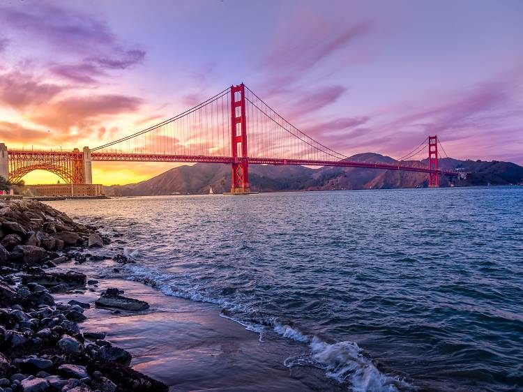 Walk across the Golden Gate Bridge