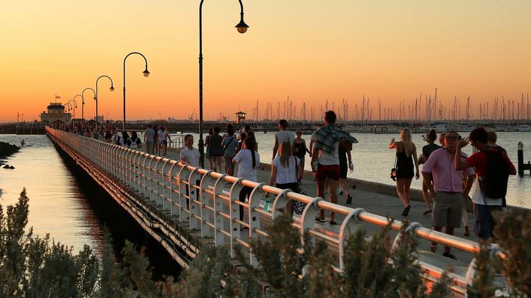 St Kilda Beach Piere