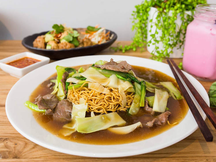 Mee krob at Noodle House by Lao-Luangprabang, $13.90