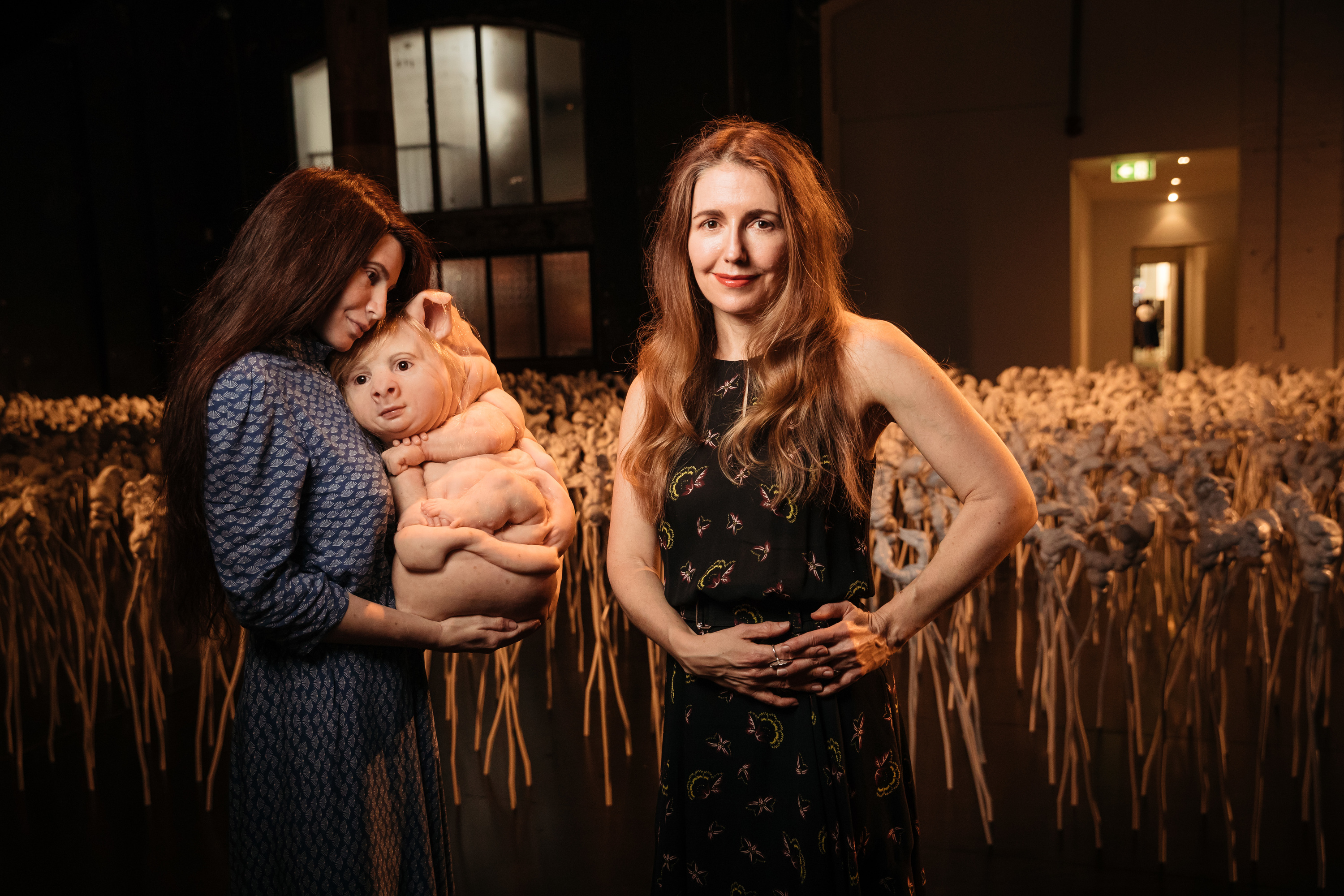 Discover One Of Patricia Piccinini S Creatures In This Field Of Creepy Flowers