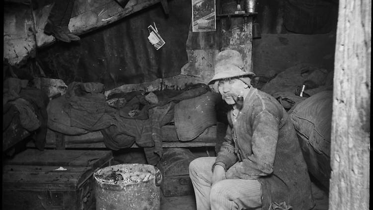 Jacob A. Riis, An Italian Home under a Dump, c. 1890