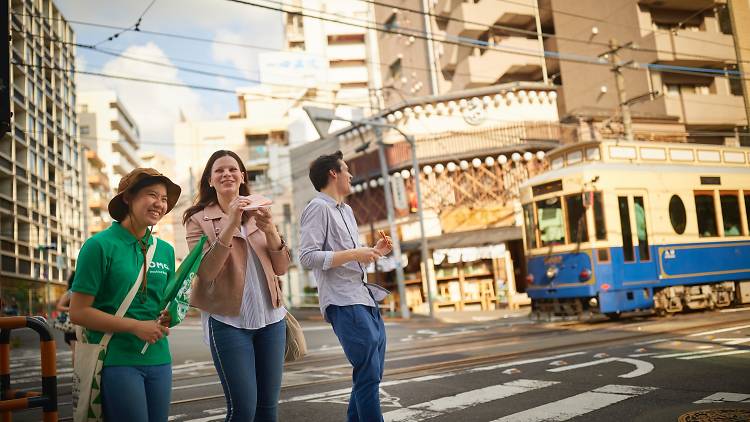 People walking streets in Otsuka, Tokyo