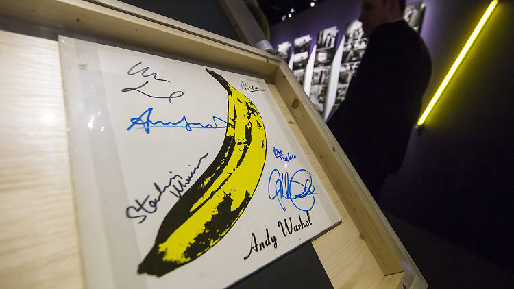 A rare and signed copy of the "Banana" album