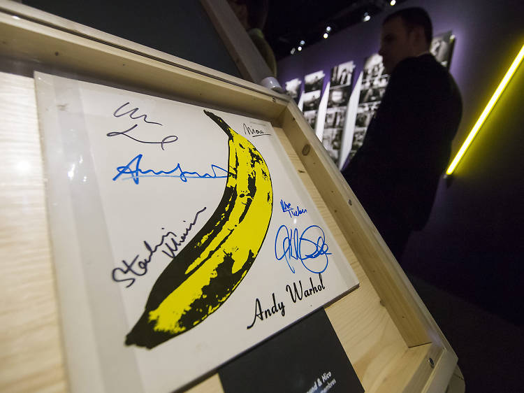 A rare and signed copy of the "Banana" album