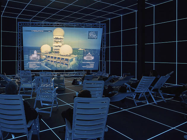 Hito Steyerl 'Factory of the sun' NGV 2018 photo supplied Hito Steyerl 'Factory of the sun' NGV 2018 photo supplied