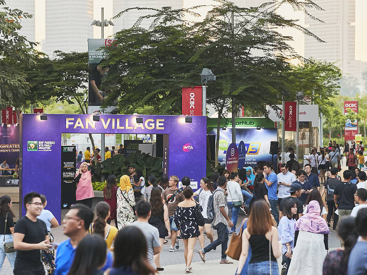 WTA Finals Fan Village