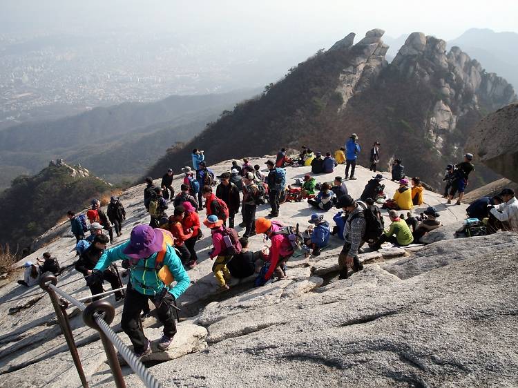 Bukhansan mountain walk 