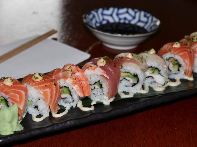Moshi Moshi rainbow roll Moshi Moshi rainbow roll