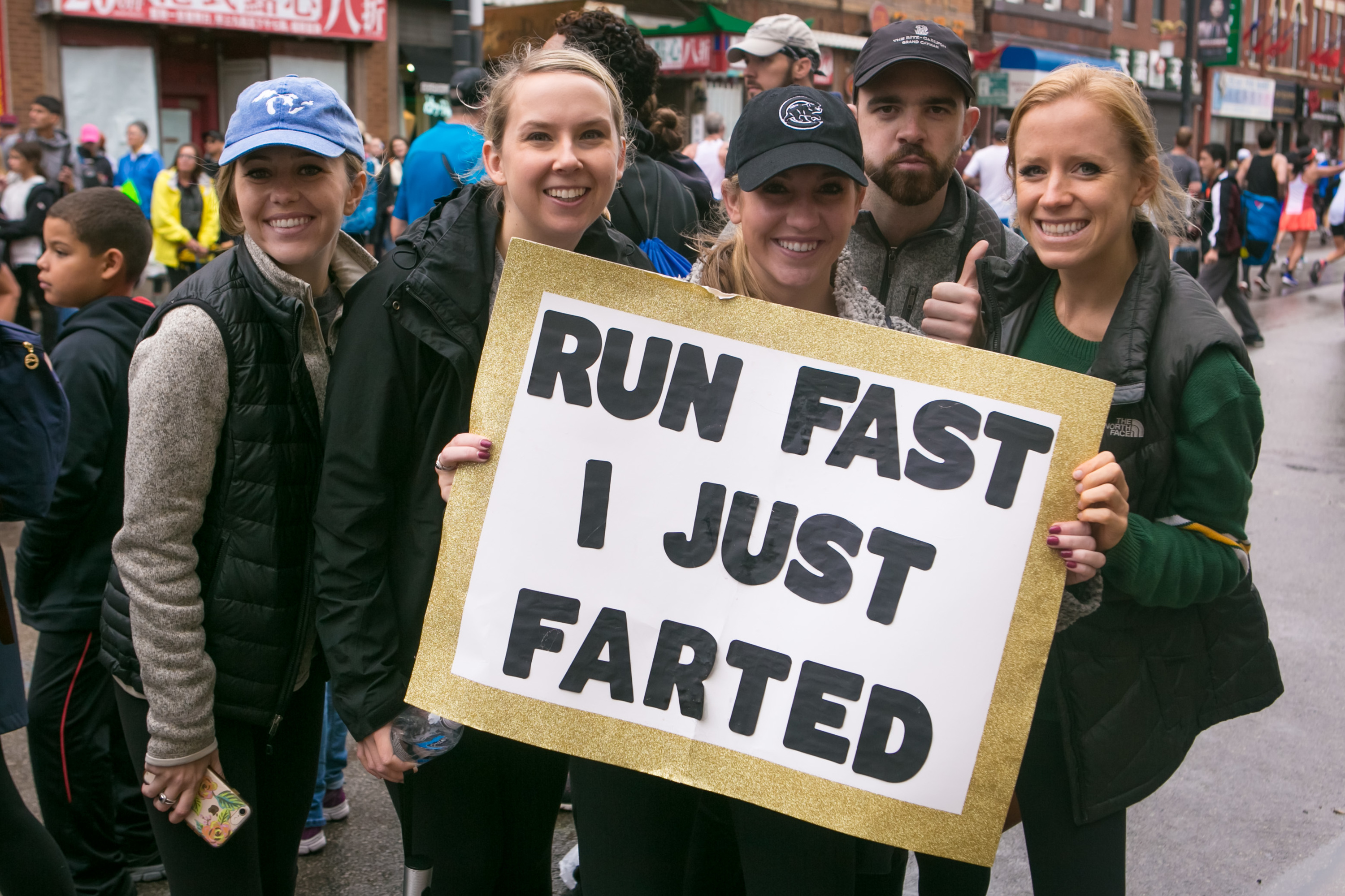 funny marathon signs