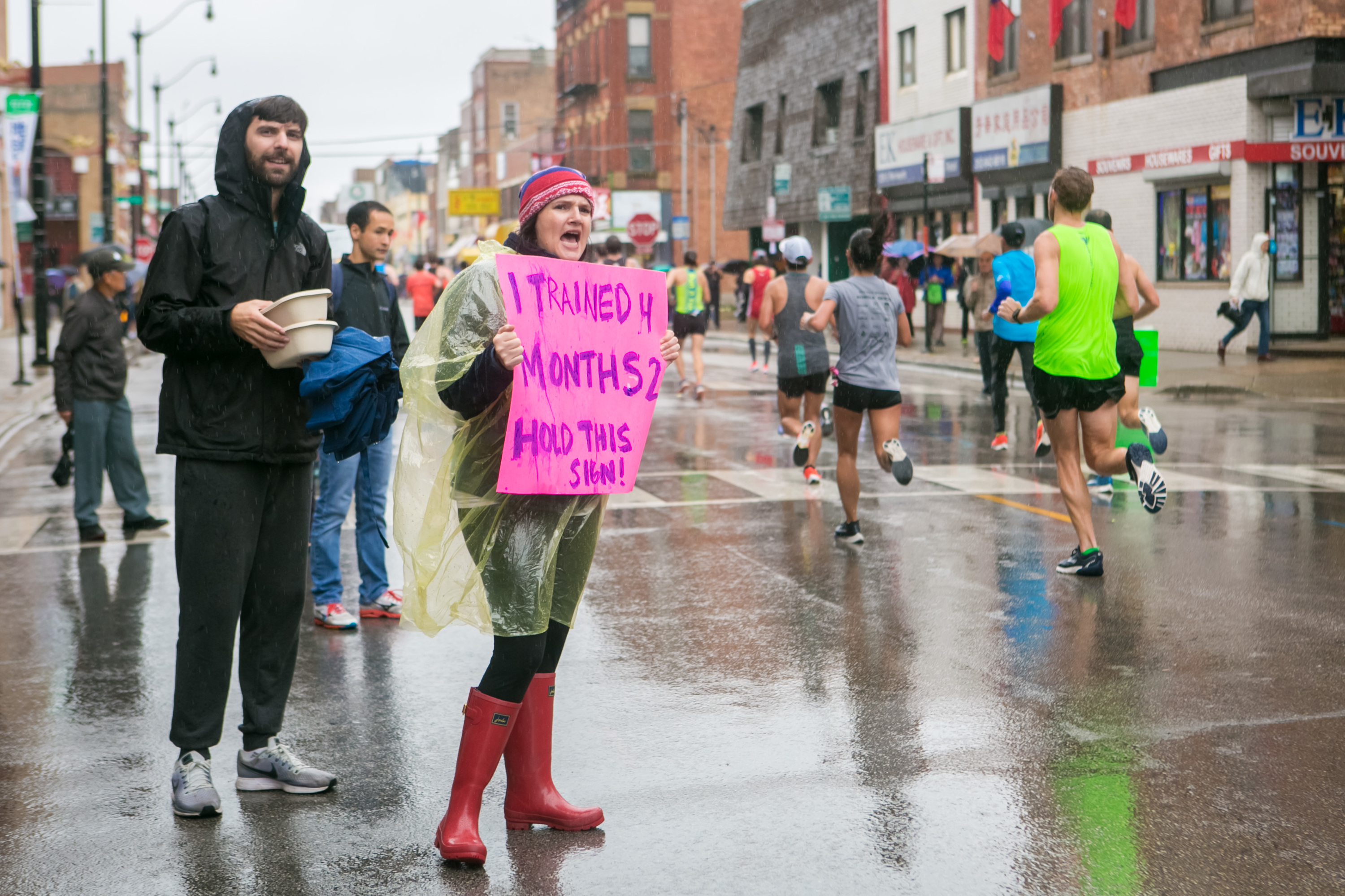 chicago marathon signs 2018, chicago marathon 2018