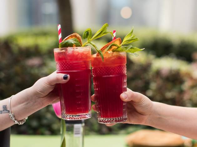 People having cocktails  at Untied Barangaroo