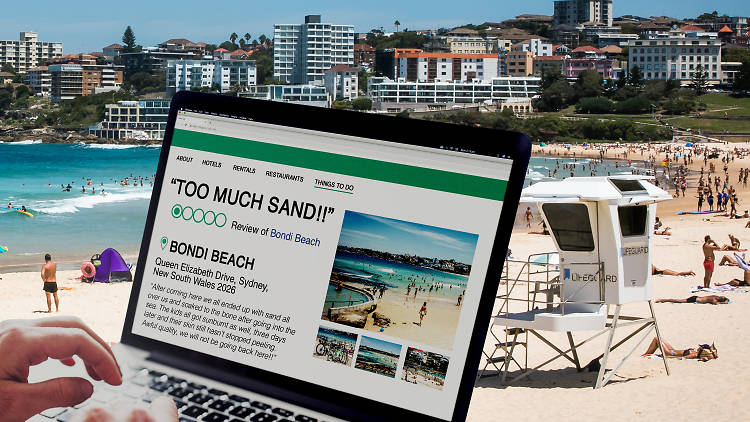 bondi beach tripadvisor, too much sand!!