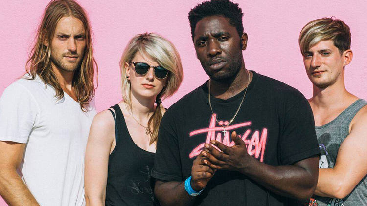 Members of band Bloc party 