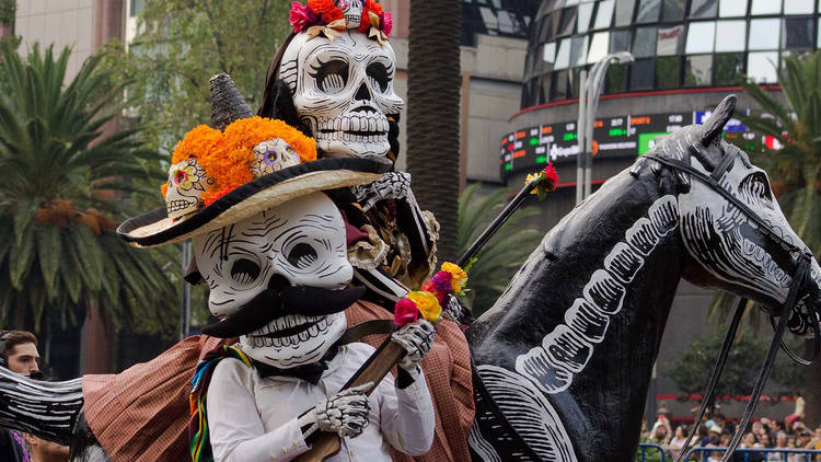 Desfile de Día de Muertos (Foto: Mattza Tobón)