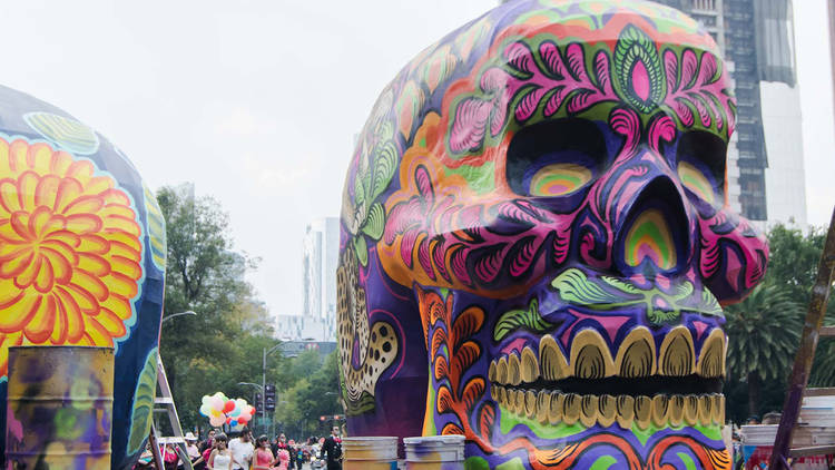 Desfile de Día de Muertos (Foto: Mattza Tobón)