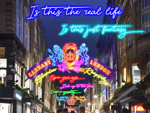 Queen Bohemian Rhapsody pop-up shop Queen Bohemian Rhapsody pop-up shop