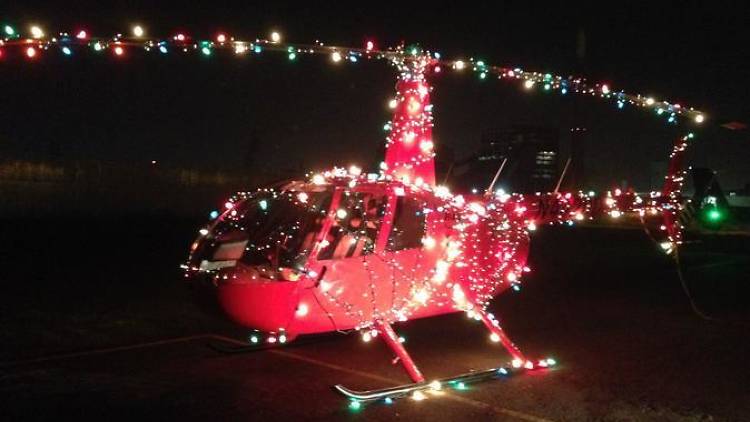 Chicago Helicopter Tour With Holiday Lights