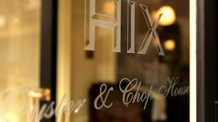 Sake and oysters: Hix Oyster and Chop House, Farringdon