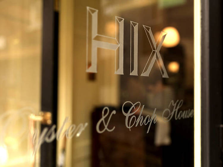 Sake and oysters: Hix Oyster and Chop House, Farringdon