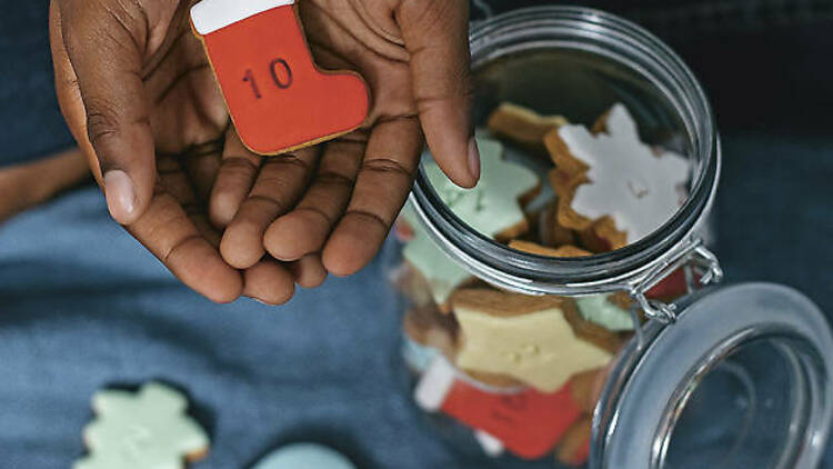 Jar of Advent Biscuits