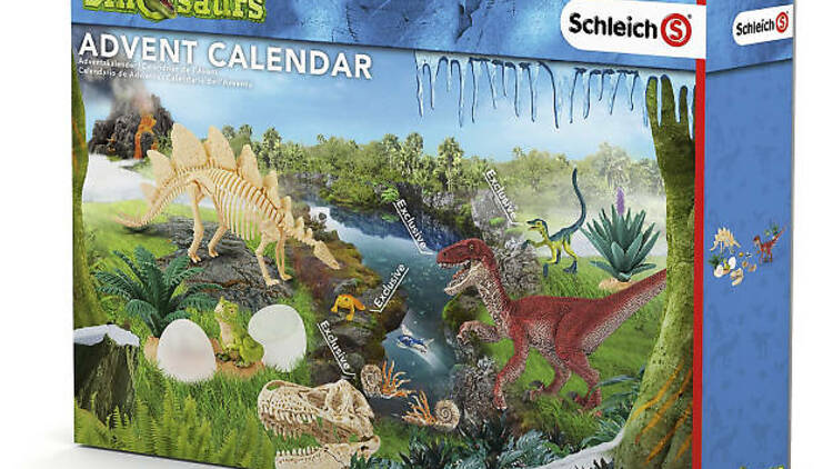 Schleich dinosaur calendar