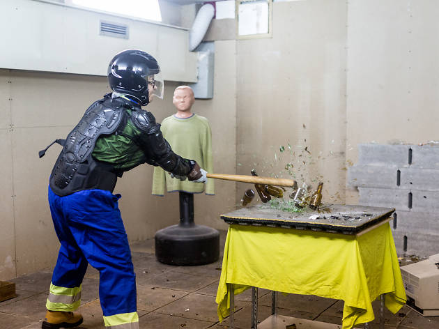 rage room, smash it, sala de raiva rage room, smash it, sala de raiva