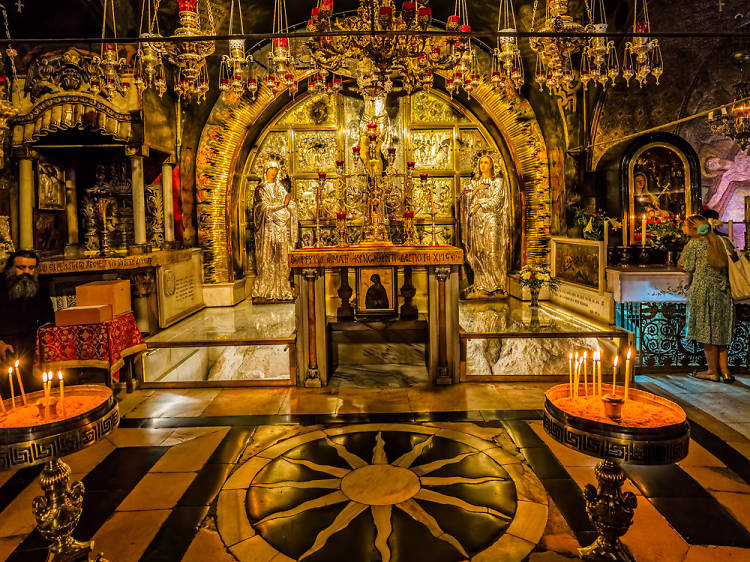 Delve into the historic intrigue of the Church of the Holy Sepulchre