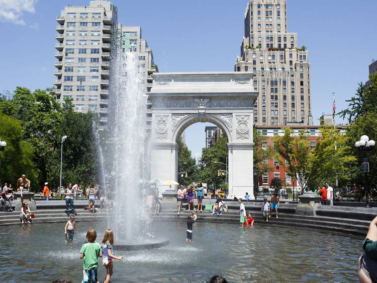 Hang out at Washington Square Park